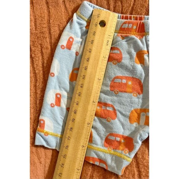 KicKee Pants BUNDLE Moon & Stars Sleeper & KicKee Pants Camper Pajama Set - Picture 13 of 16